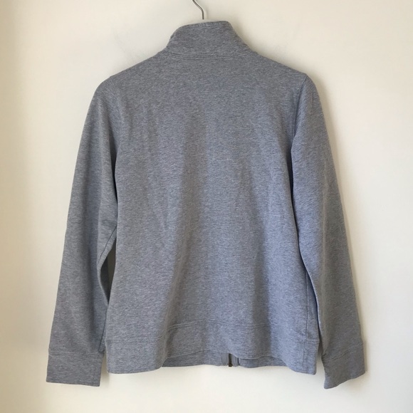 Cotton stretch zip up lightweight sweatshirt - Picture 12 of 14